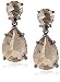 CZ by Kenneth Jay Lane Cubic Zirconia Double Pear Drop Earrings