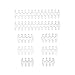 CableMod ModFlex Cable Comb Kit - Transparent (E-Series Basic)