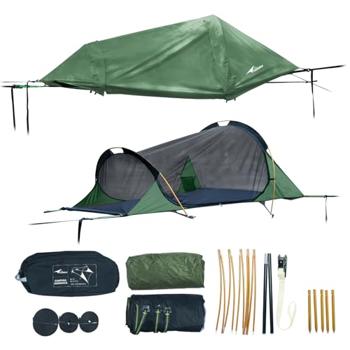 Travel Bird Hammock Tent, TriHive Flat Lay Camping Hammock...