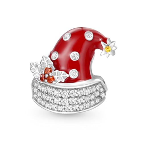 Image of GNOCE Christmas Charm Silver Plated & Sterling Silver Bracelet Gift