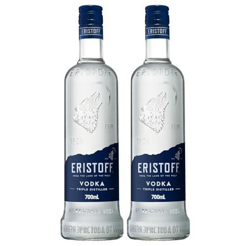 ERISTOFF Vodka Premium, Filtrée au Charbon, Spirit...