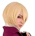 TOKYO-T Black Butler Cosplay Alois Trancy Costume with Mesh Cap (Wig , Gold)