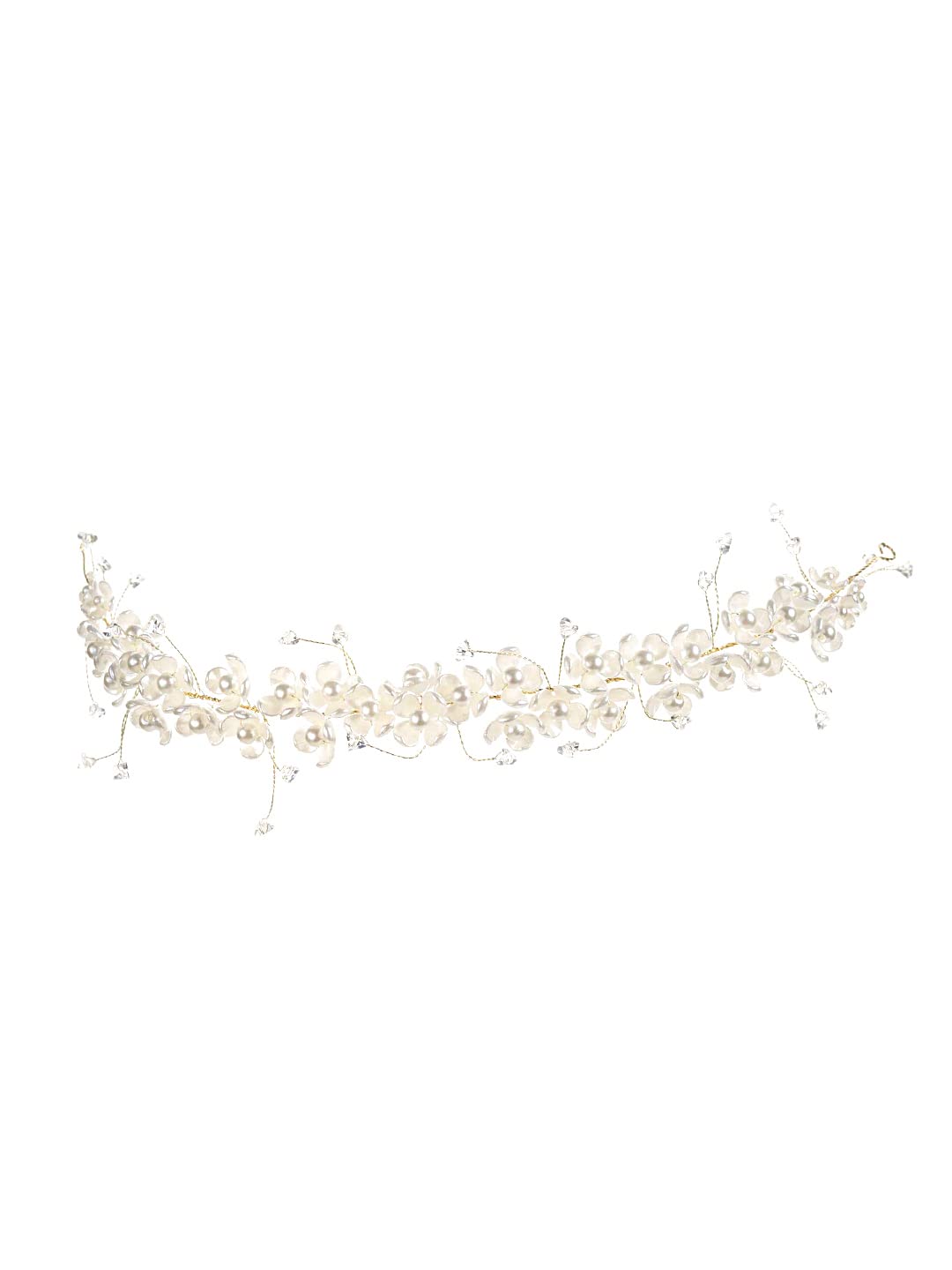 Yellow Chimes Bridal Hair Vine for Women and Girls Bridal Hair Accessories for Wedding Silver Headband Hair Accessories Wedding Jewellery for Women Floral Bridal Wedding Head band Hair Vine for Girls (B0B1WHMLZ8) Amazon Price History, Amazon Price Tracker