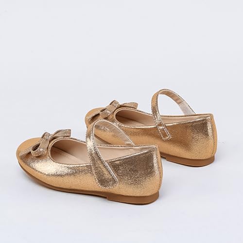 Kids Leather Shoes with Bow Non Slip Children Ballet Girl Student Shoes Slip on Sandals for Girls2