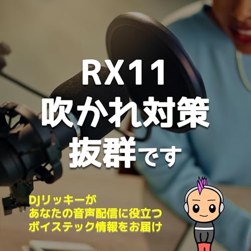 『【実験】RX11を使ってマイクの吹かれを調整したら、どんな音になるのか?』のカバーアート