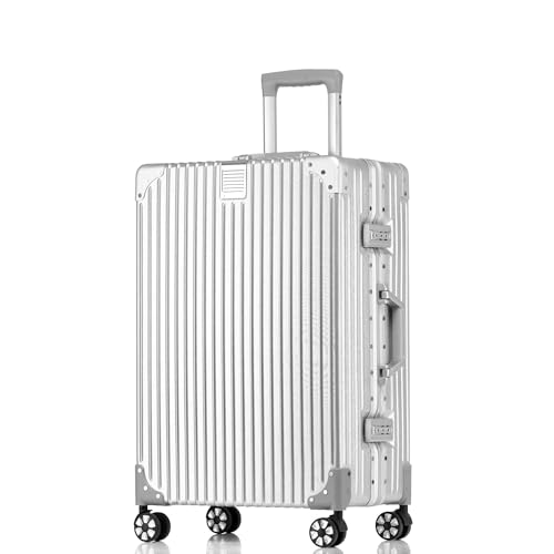 yuweijie Valigia Bagaglio a Mano con telaio rigido in alluminio e coque in 100% PC. Valigia Trolley...