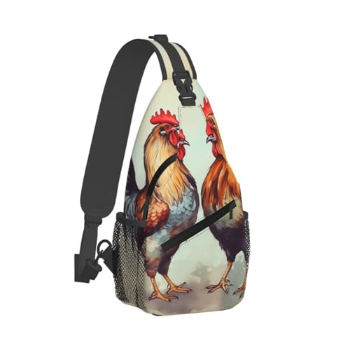 Sling Bag para mujer y hombre negro miniatura 7