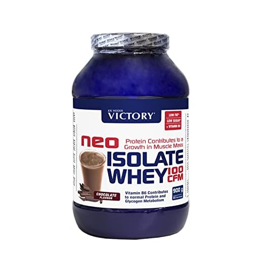JOE WEIDER VICTORY Neo Iso Whey 100CFM 900gr Chocolate. 100% aislado de proteina de suero. Sin grasas. Para dietas keto.