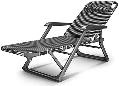 Chaise longue pliante pour le camping et la détente absolue au jardin ou sur votre balcon