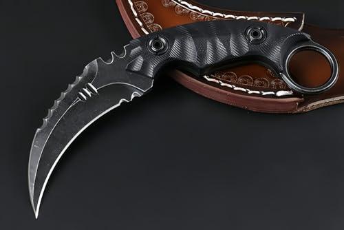 FARDEER Knife Coltello da caccia per esterni di alta qualità X45S Coltello da sopravvivenza per coltello da cintura da esterno (X45S)