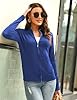 Totatuit Womens Zip Up Jacket Long Sleeve Open Fro... #5