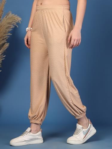 Image of UZARUS Women's Ultra-Soft Baggy Fit /Relaxed Fit Joggers with Side Pockets & Gripped Hem