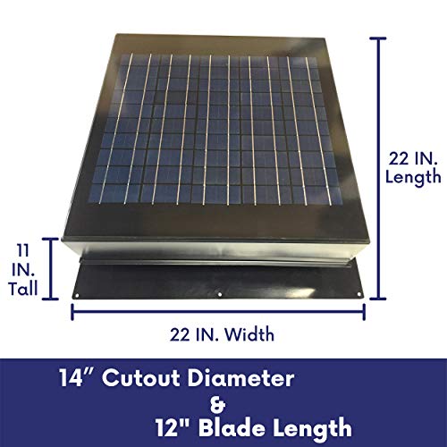 Solar Powered Roof Vent Fan