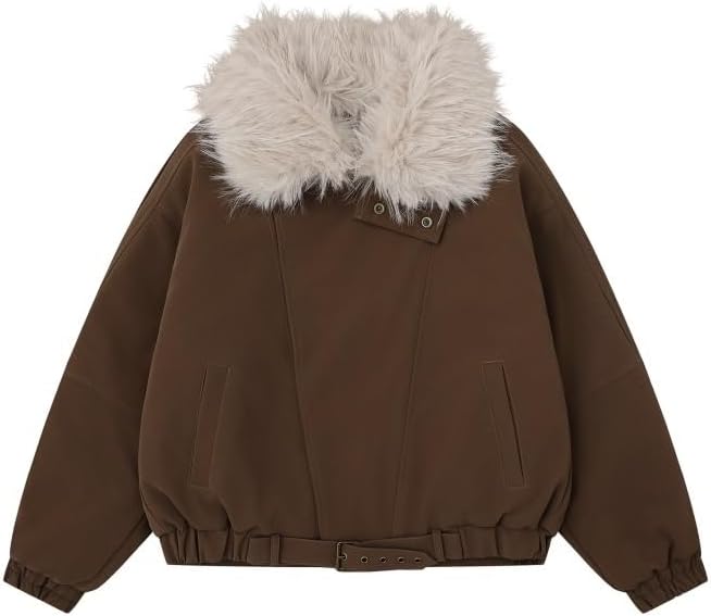 Outdoor Commuting Short Cotton Padded Jacket with Thick Warm Coat for Women