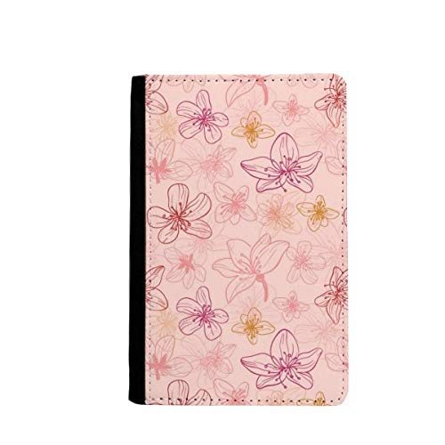 Portefeuille pour passeport Japan Culture étui rouge rose de voyage compact et chic