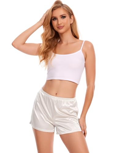 Image of GYS Women's Slip Shorts, Anti Chafing Culotte | Smooth anti-chafe, Quick dry, Lightweight, Tagless, Adjustable waist, Under dress & lounge
