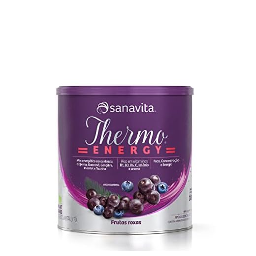 Thermo Energy - 300G Frutas Roxas - Sanavita, Sanavita