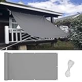 🏡 Elegantes : Acabados de alta calidad, con costuras fuertes. La vela de sombra es resistente a la decoloración, resistente al agua y libre de moho, hongos y manchas.