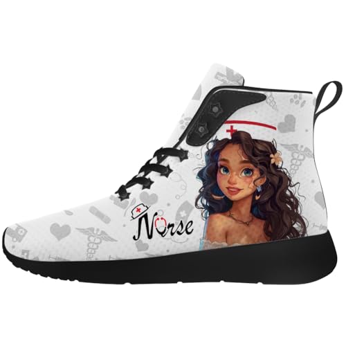 Men's Women's Nurse Print Shoes High Top Sneakers Casual Shoes Gifts for Dad Mom3