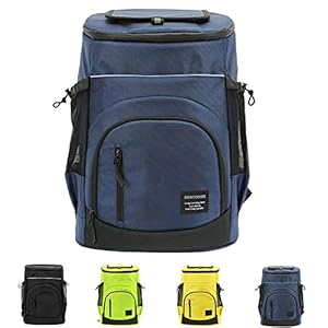 Xiuwoug 33L Picknickrucksack Kühltasche Blau