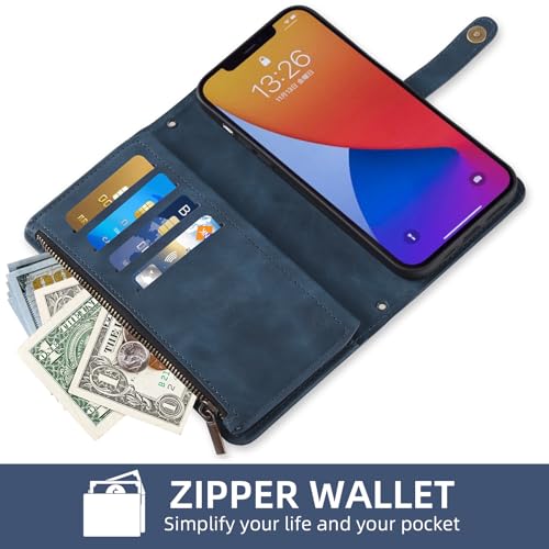 Housse iPhone 12 Pro Max en cuir bleu pour simplifier vos déplacements - 6
