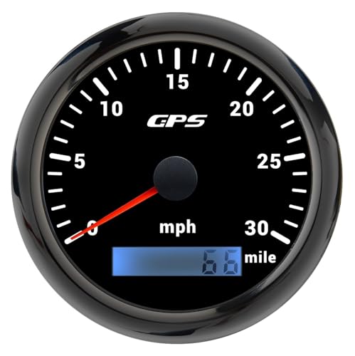 I[goCsvQ[W 85mm GPS Xs[h[^[ Q[W Aeit 7FobNCg 60KMH sv  {[g bgp 12V24V(0-30MPH BN)