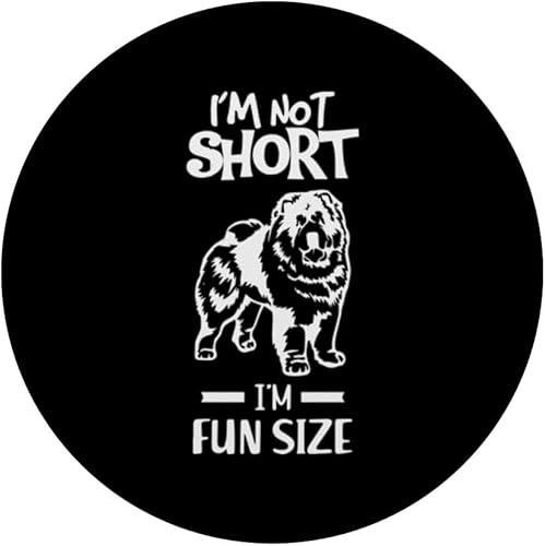 Miniatura 3 de funny Chow Chow dog Im not short im fun size PopSockets Standard PopGrip