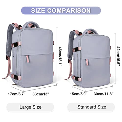 Image of coofay Large Travel Backpack For Women Airline Approved Carry On Backpack Flight Approved Waterproof Sports Luggage Backpack Casual Daypack Small Hiking Backpack