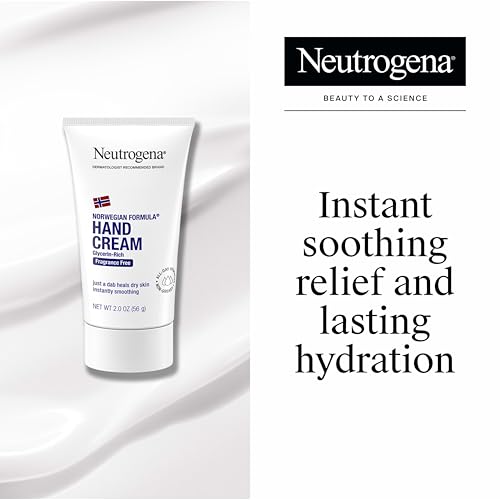 Image of Neutrogena Norwegian Formula Moisturizing Hand Cream for Dry, Rough Hands, Fragrance-Free Glycerin Hand Lotion for Softer Skin, Concentrated Intensive Hand Cream, 2 oz