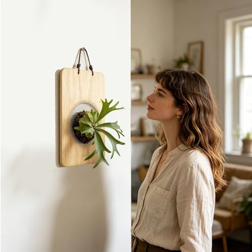 Pot suspendu mural pour orchidées et plantes de véranda