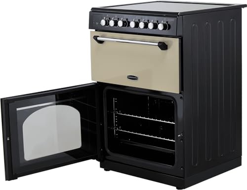 Rangemaster Classic 60 CLA60ECCR/C 60cm Electric Cooker with Ceramic Hob - Cream/Chrome - A/A Rated - Image 4