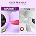 Makartt Solid Nail Glue Gel: Extra Strong Gel Nail Glue for Press On Nails & Fake Tips Long-Lasting Strong Adhesion Nails Glue for Acrylic Nails Clear 3D Gels for Nail Art Home Salon UV Light Cured