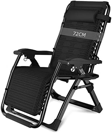 Chaise longue pliante d'extérieur pour soulager le dos avec siège rembourré