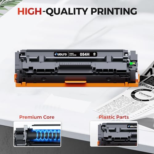 Image of 054H Toner Cartridge Set: MF642Cdw LBP622Cdw Replacement for Canon 054H 054 Work with Canon MF642Cdw Toner Cartridge MF644Cdw LBP622Cdw Printer Ink | 054H CRG-054H High Yield 4 Pack, with CHIP