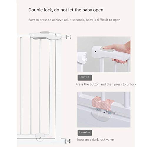 Bébé barrière de sécurité pour escalier de 172-180cm contre les risques de chute - 6