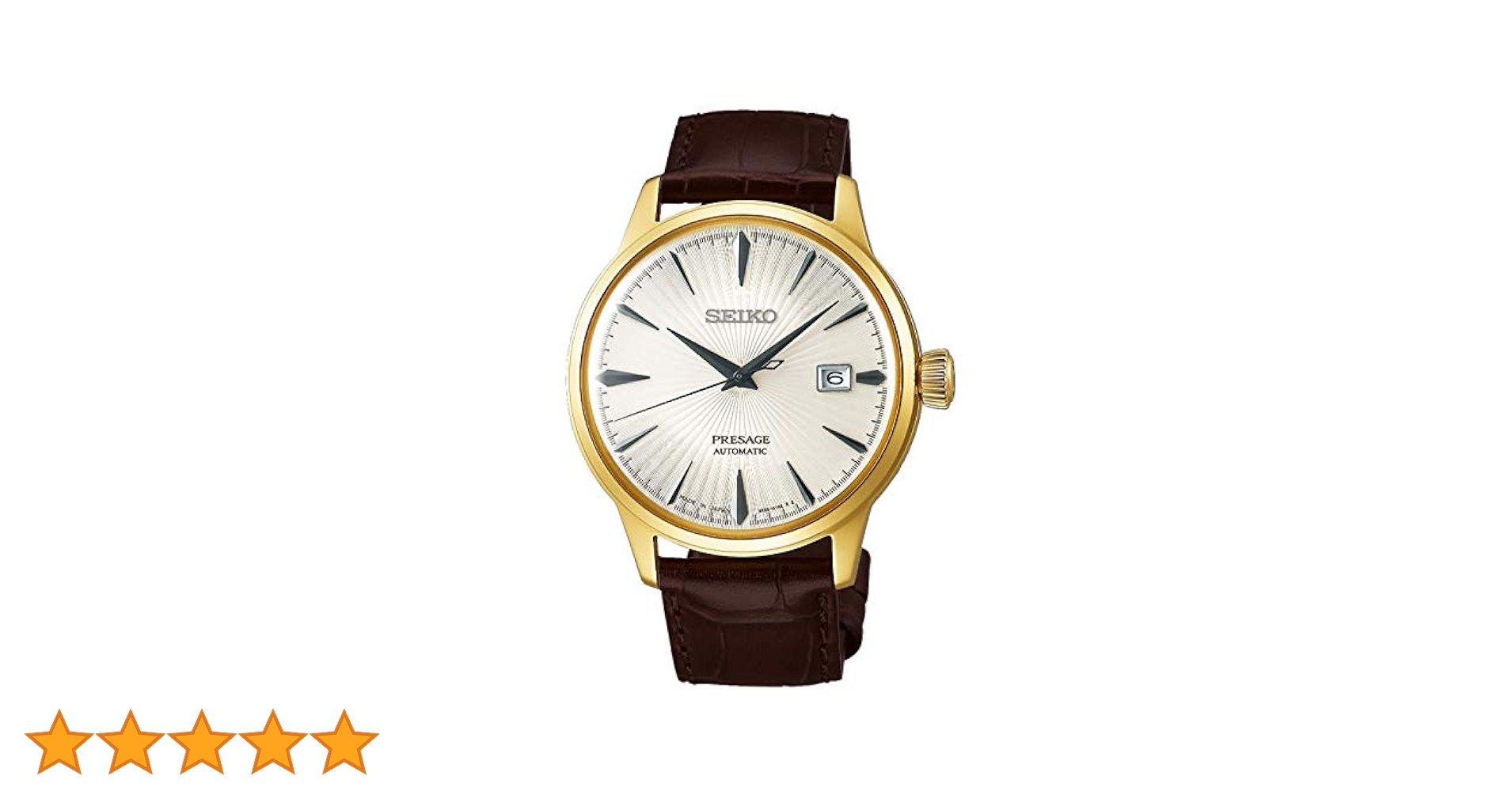Amazon.co.jp: SEIKO PRESAGE 自動巻きシャンパンゴールド
