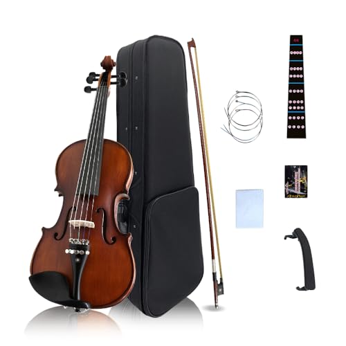 Vetimobato 5-String Acoustic Violin 4/4 Full Size CGDAE Tuning Handmade Maple Back Spruce Top with...