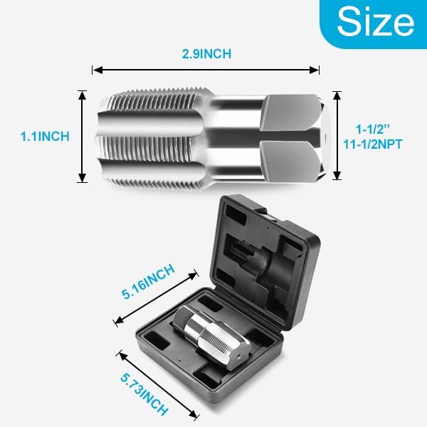 Carbon Steel NPT Pipe Tap - Accurate Threads -2