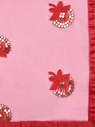 Image of DUPATTA BAZAAR Woman's Embellished Net Dupatta