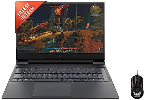Image of HP Victus Gaming 12th Gen Intel Core i7 12650H 15.6 inch(39.6 cm) FHD Gaming Laptop & HyperX Pulsefire Haste USB, 16000 DPI, 6 Programmable Buttons Gaming Mouse