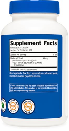 Nutricost Blueberry Extract Capsules