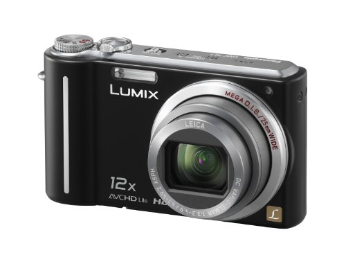 Panasonic Lumix DMC-TZ7EF-K Appareil photo compact numérique 10,1 Mpix Zoom optique 12x Ecran LCD 3 Stabilisé Grand Angle 25mm Noir