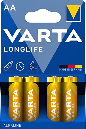 Varta 4 pilas AA LR6 alcalinas 1.5V miniatura 2