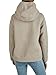 DENIMFY Fleecejacke Damen Regular Fit DFLea Teddyfleece Kapuzenjacke Winterjacke Übergangsjacke Stehkragen, Größe:M, Farben:Slate Grey-Greyish Lavender-Light Sand