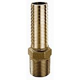 Water Source 1-1/4 in. Brass Extra Long Male Insert Adapter