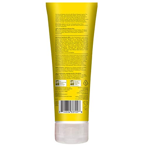 Desert Essence Lemon Tea Tree Shampoo & Conditioner Bundle - 8 Fl Ounce - Clarifying For Oily Hair - Essential Oils - Strengthen & Protect Hair - Effective Cleansing #TOP3
