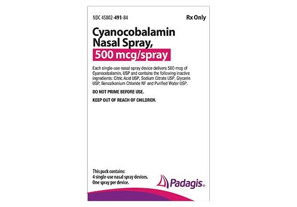 Amazon Pharmacy: CYANOCOBALAMIN 500 MCG (4 SPRAYS) NASAL SPRAY Amazon Pharmacy: CYANOCOBALAMIN 500 MCG (4 SPRAYS) NASAL SPRAY