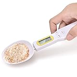 Voigoo Küche Messlöffel, 500g / 0.1g LCD-Anzeigen-Digital-elektronische Löffelwaage Mini Küche Ganoven Backen und Kochzutaten
