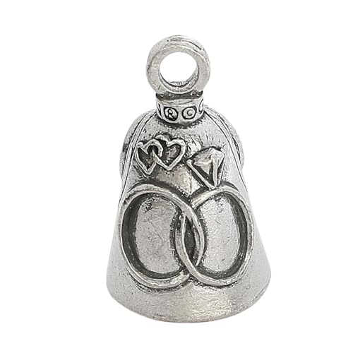 Image of Guardian Bell Good Luck Bell w /Keyring & Black Velvet Bag | Motorcycle Bell | Lead-Free Pewter | Made in USA