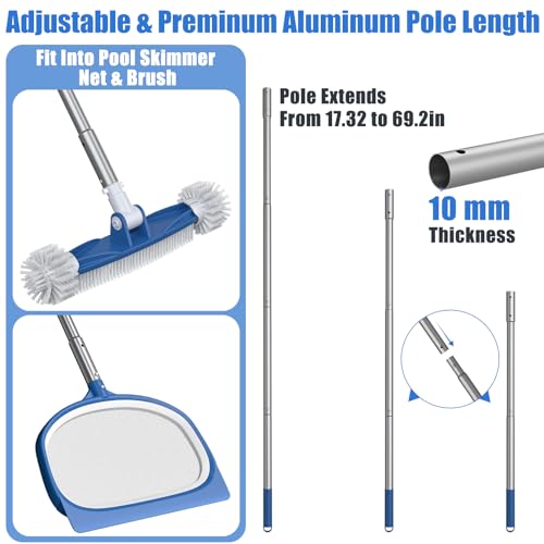 La Mejor comparativa de Kit limpieza de piscinas automático disponible en línea para comprar. 15 Imagen adicional